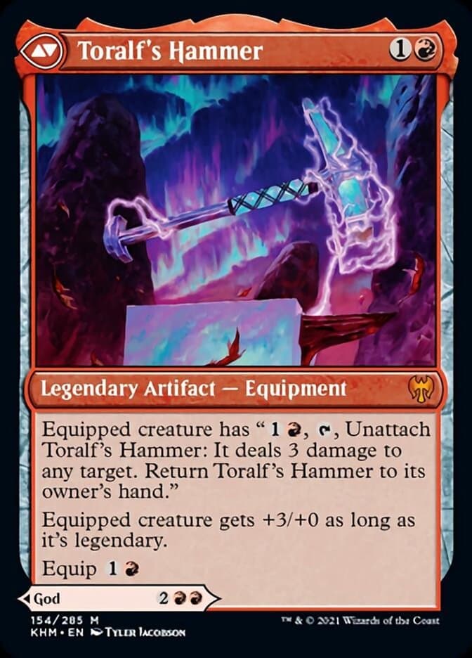 Toralf, God of Fury // Toralf's Hammer [Kaldheim] Foil