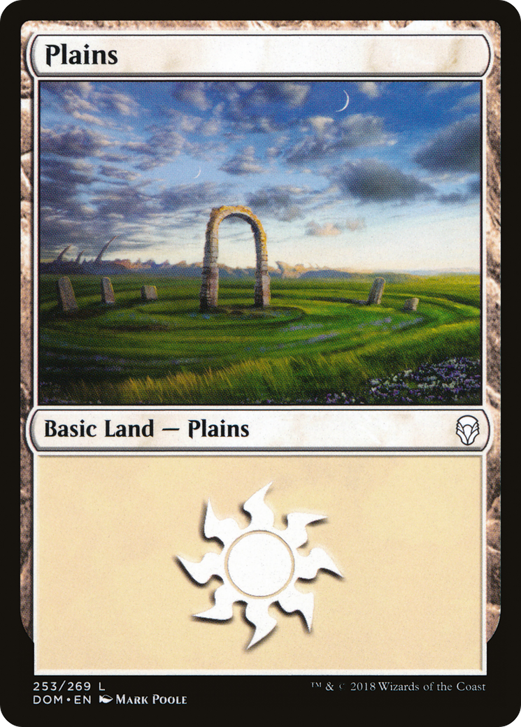 Plains (253) [Dominaria] Foil