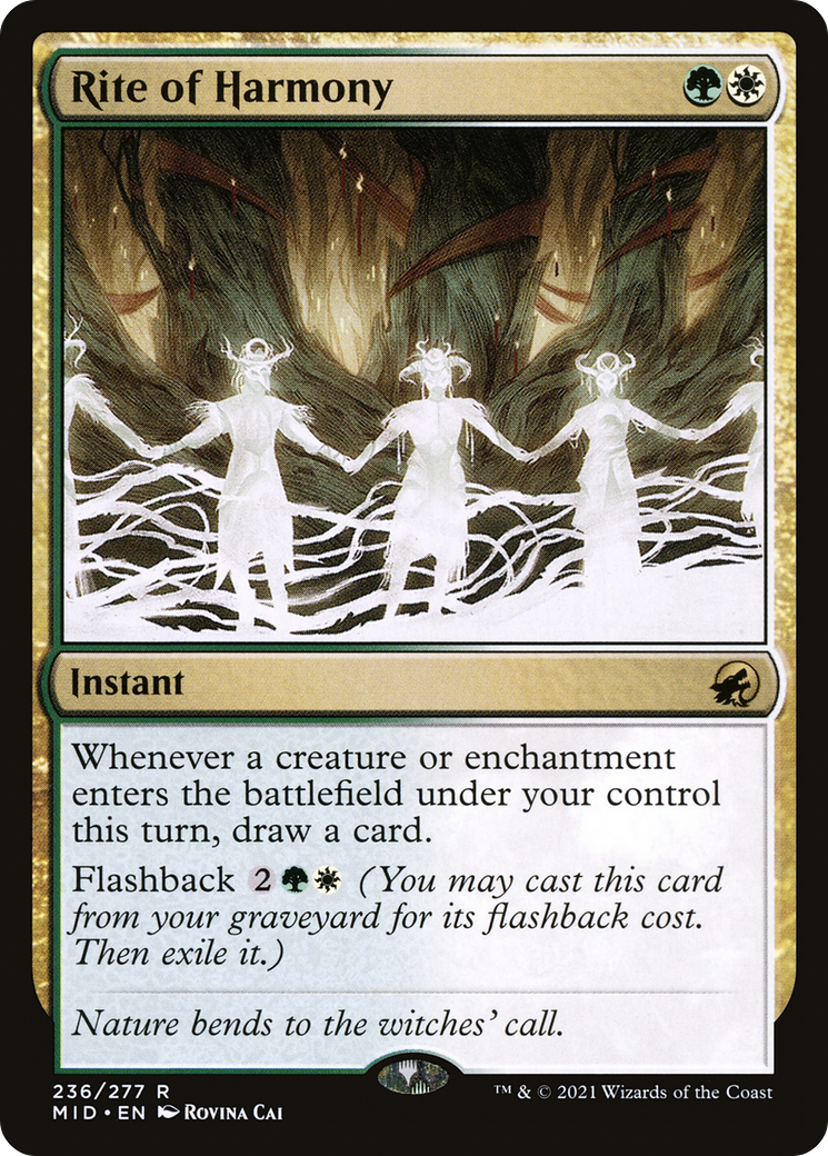 Rite of Harmony [Innistrad: Midnight Hunt] Foil