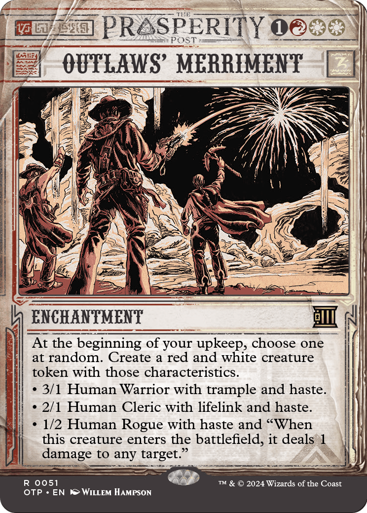 Outlaws' Merriment [Outlaws of Thunder Junction: Breaking News] Foil