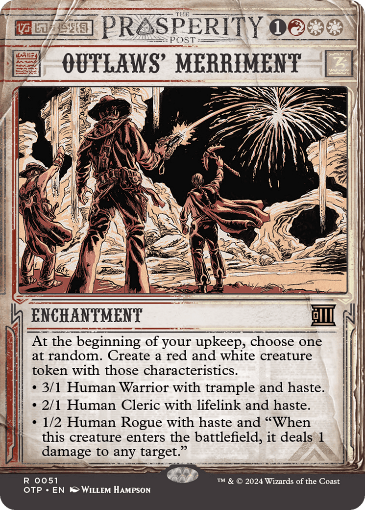 Outlaws' Merriment [Outlaws of Thunder Junction: Breaking News] Foil