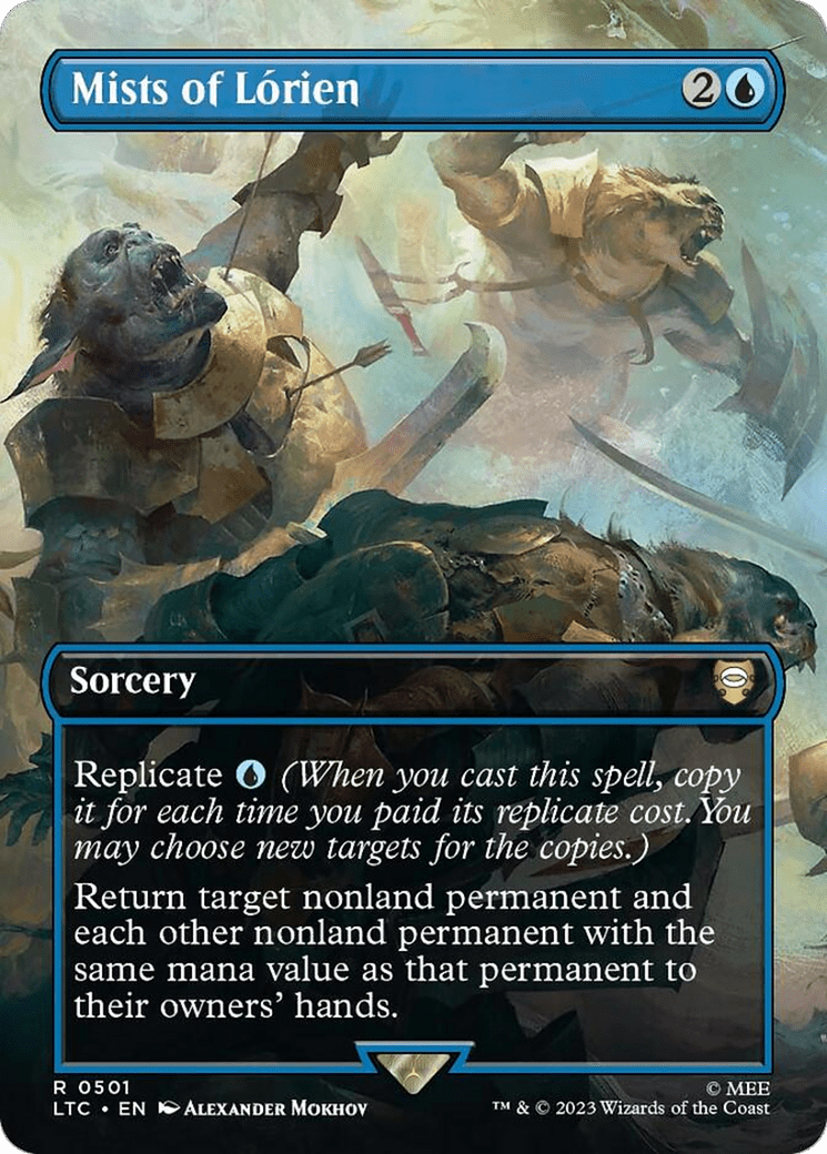 Mists of Lorien (Borderless) [The Lord of the Rings: Tales of Middle-Earth Commander] Foil
