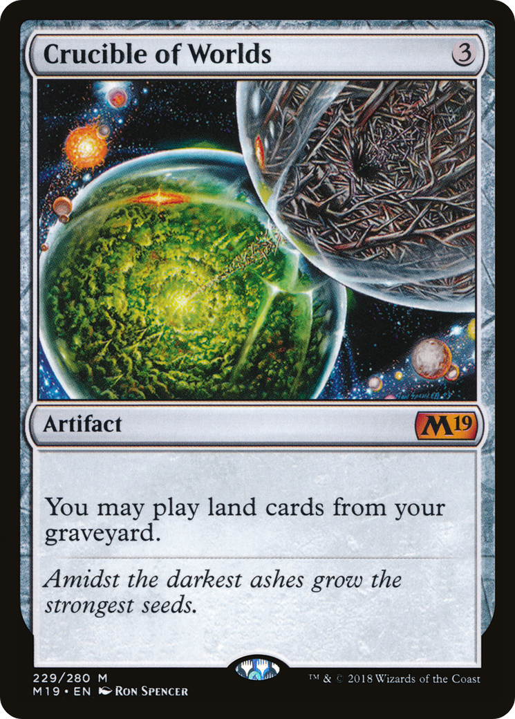 Crucible of Worlds [Core Set 2019] Foil
