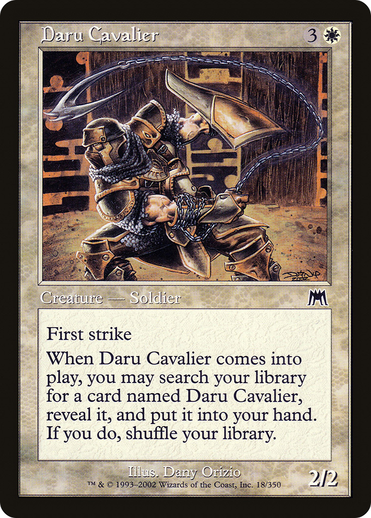 Daru Cavalier [Onslaught] Foil