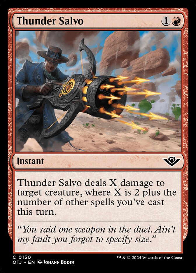 Thunder Salvo 150/286 (Outlaws of Thunder Junction) 