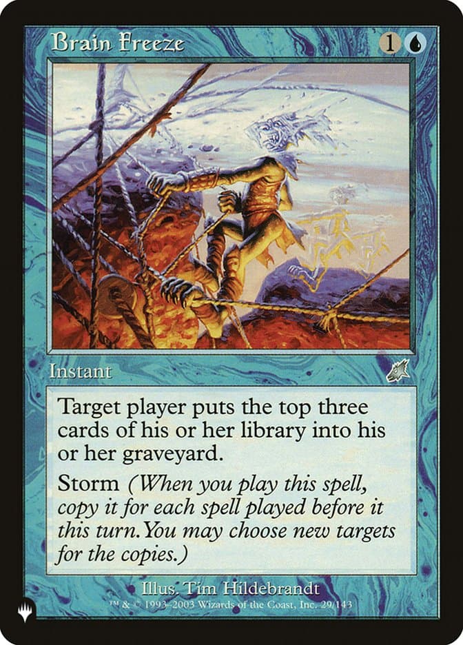 Brain Freeze |  (SCG-29) [The List]