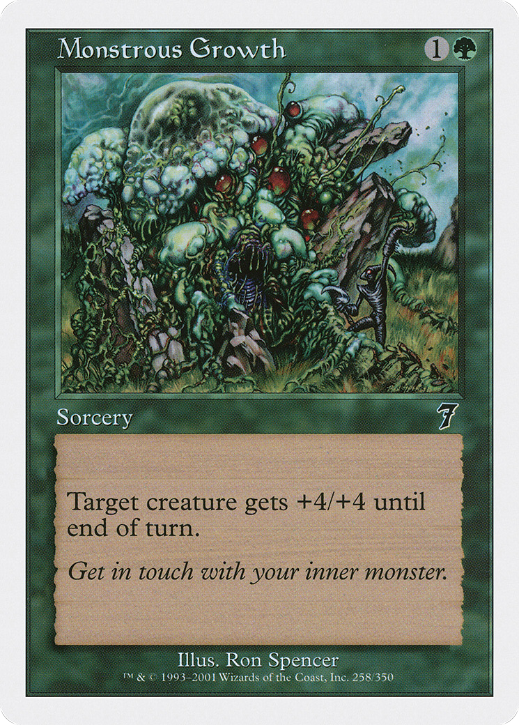 Monstrous Growth [Seventh Edition] Foil
