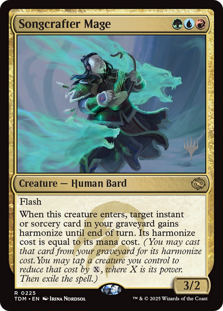 Songcrafter Mage (225) [Promo Pack: Tarkir: Dragonstorm]  Foil