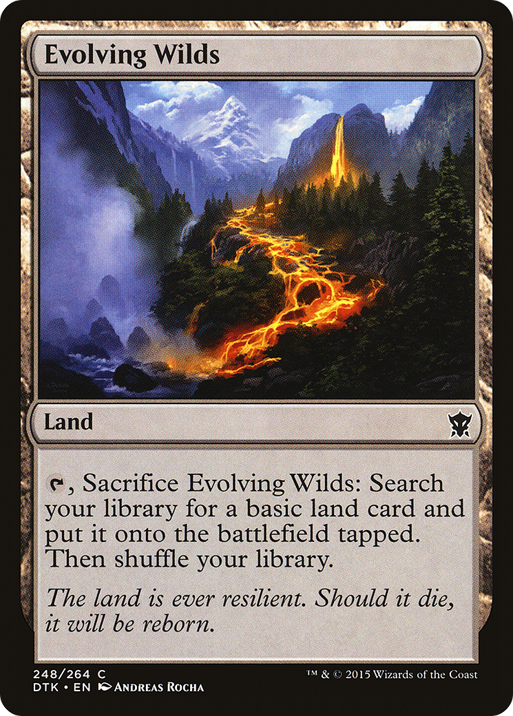 Evolving Wilds [Dragons of Tarkir] Foil