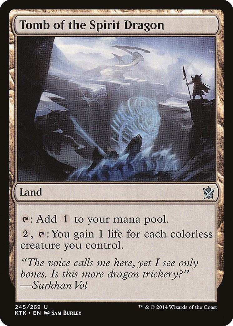 Tomb of the Spirit Dragon [Khans of Tarkir] Foil