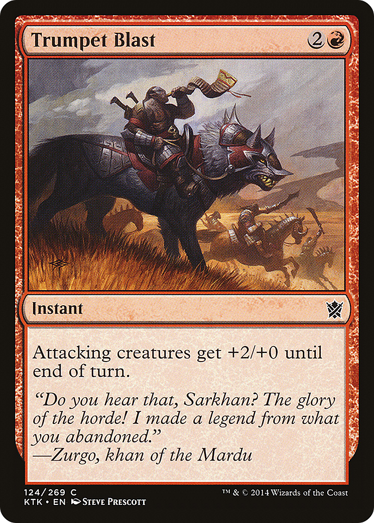 Trumpet Blast [Khans of Tarkir] Foil