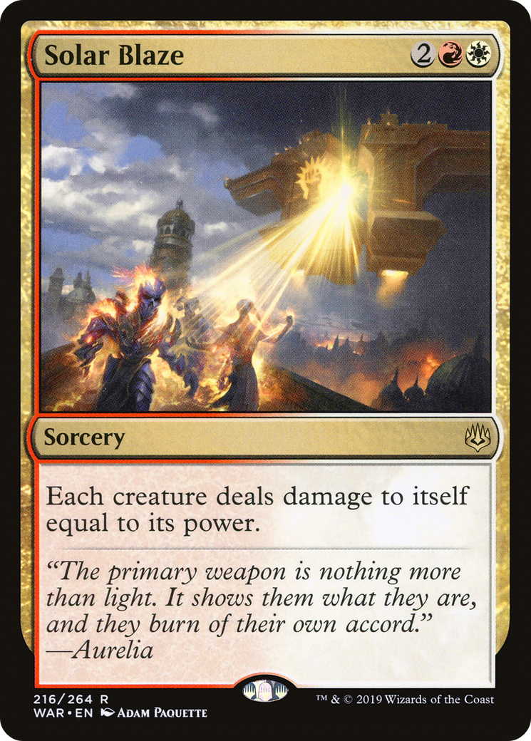 Solar Blaze [War of the Spark] Foil