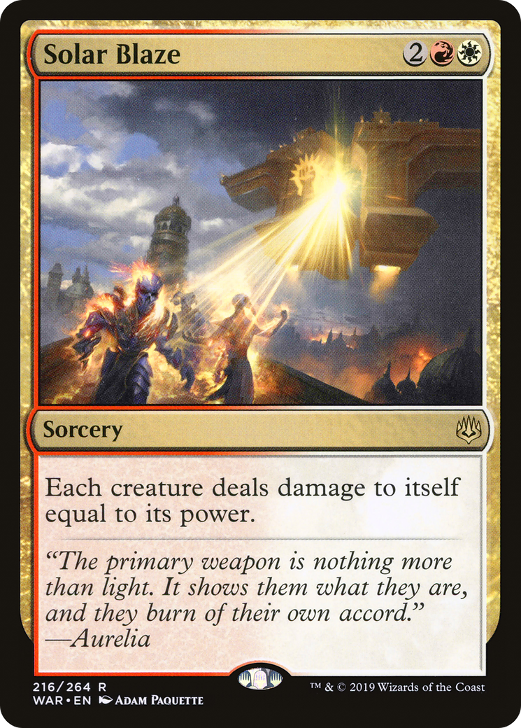 Solar Blaze [War of the Spark] Foil