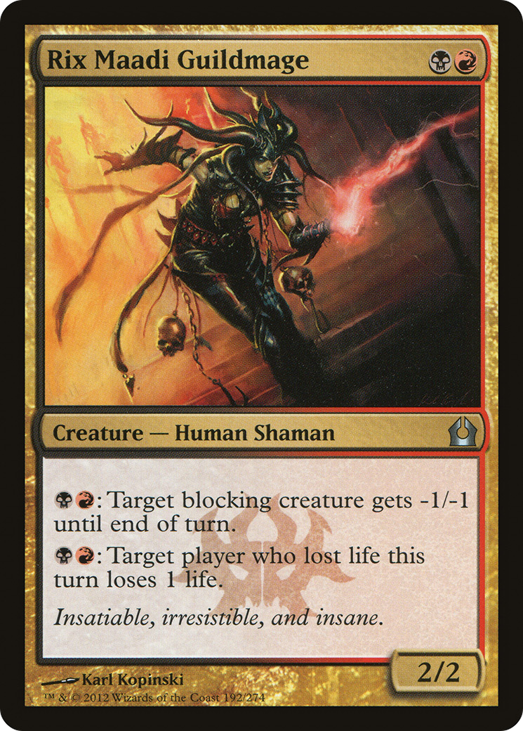 Rix Maadi Guildmage [Return to Ravnica] Foil
