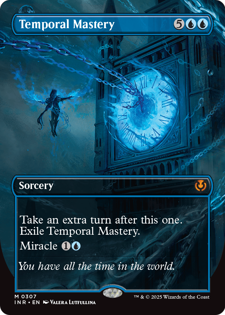 Temporal Mastery (Borderless) (-307) [Innistrad Remastered]  Foil