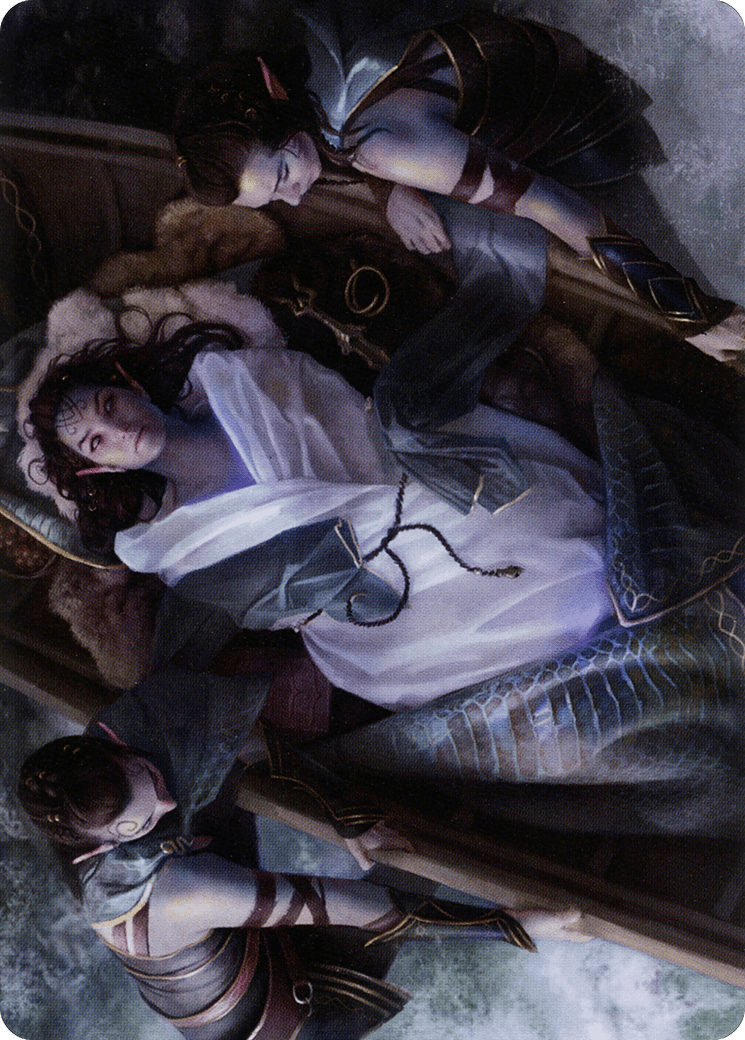 Return Upon the Tide // Return Upon the Tide (AKHM-026) - Kaldheim Art Series (Borderless) Foil