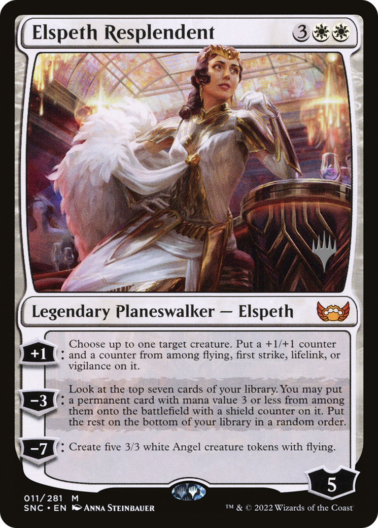 Elspeth Resplendent (Promo Pack) [Streets of New Capenna Promos] Foil