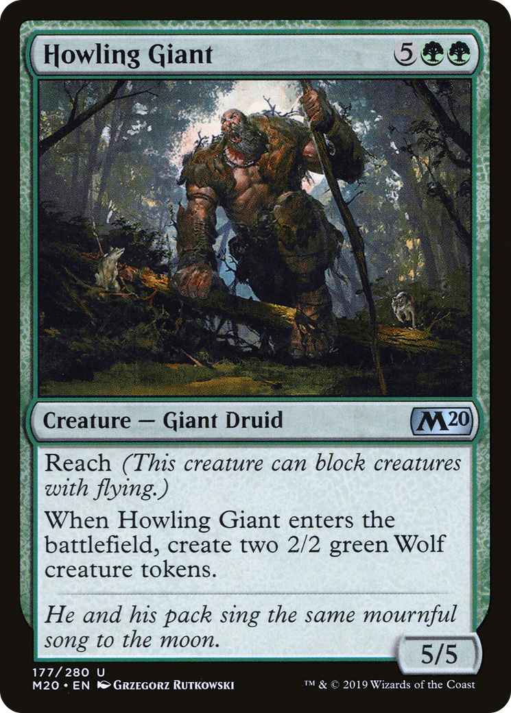 Howling Giant [Core Set 2020] Foil