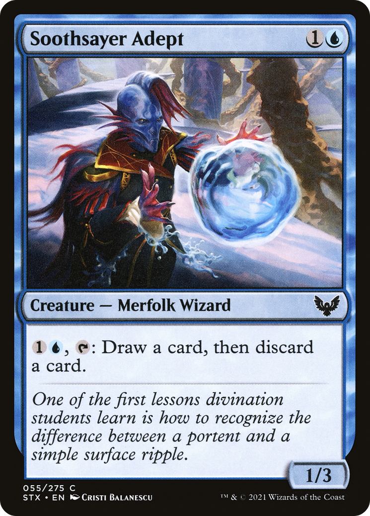 Soothsayer Adept [Strixhaven: School of Mages] Foil