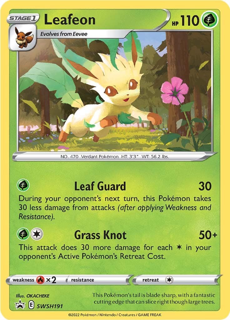 Leafeon SWSH191/307 - SWSH Sword & Shield Promo Cards Holofoil