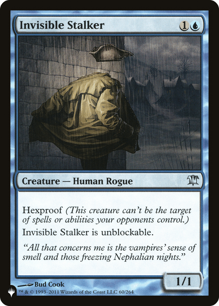 Invisible Stalker |  (ISD-60) [The List]