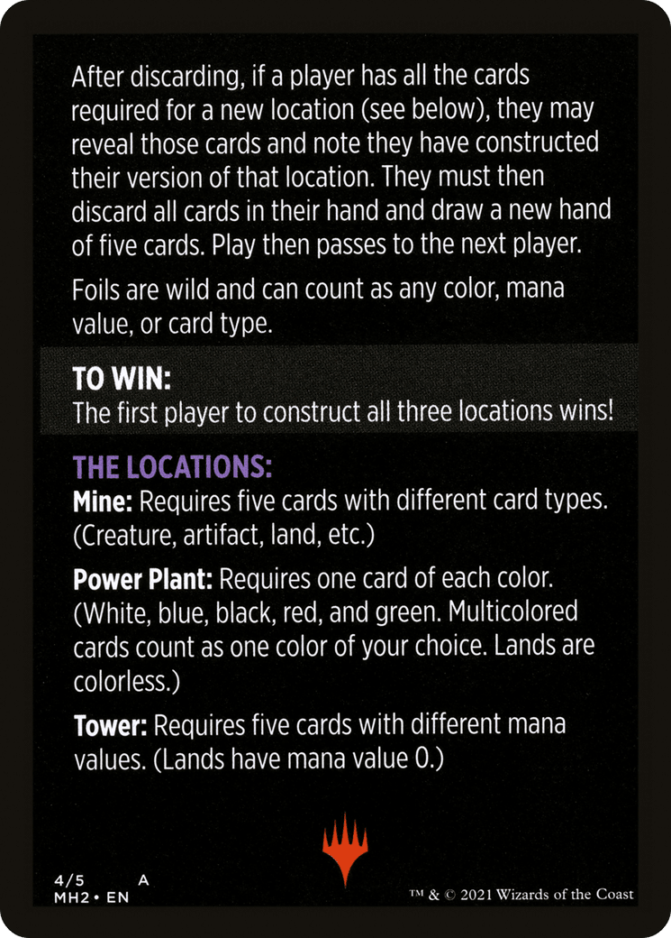 Urza's Blueprints (minigame) // Urza's Blueprints (cont'd) (MMH2-004) - Modern Horizons 2 Minigames