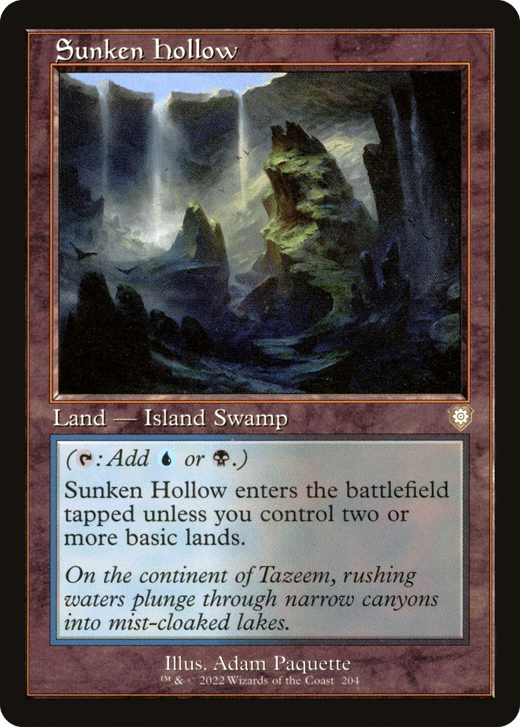 Sunken Hollow (Retro) [The Brothers' War Commander]