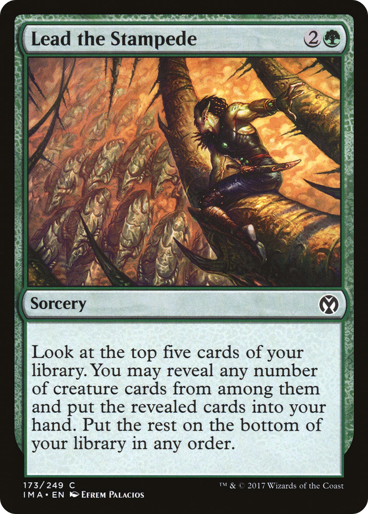 Lead the Stampede [Iconic Masters] Foil