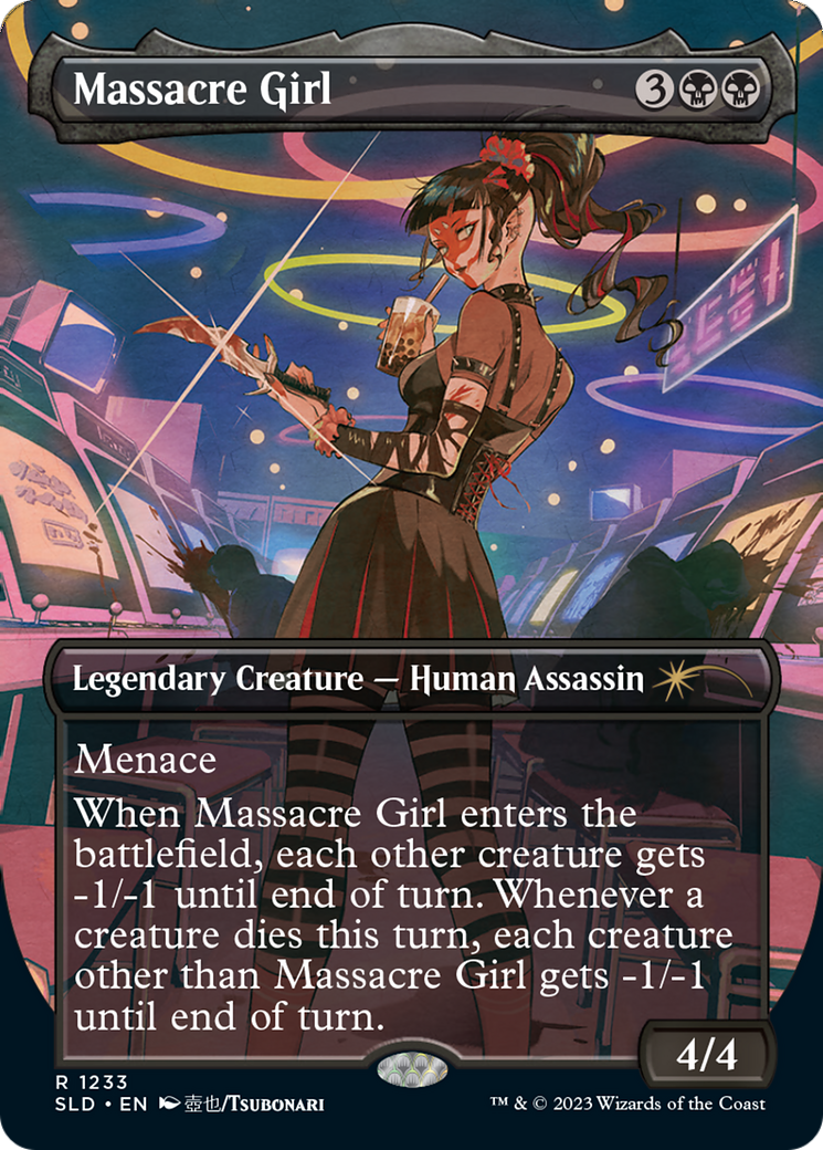 Massacre Girl (Borderless) [Secret Lair Drop Series] Foil