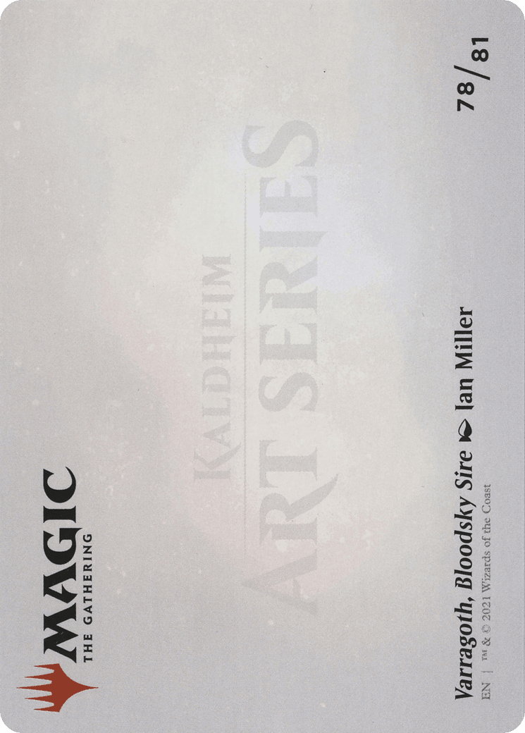 Varragoth, Bloodsky Sire // Varragoth, Bloodsky Sire (AKHM-078) - Kaldheim Art Series (Borderless)