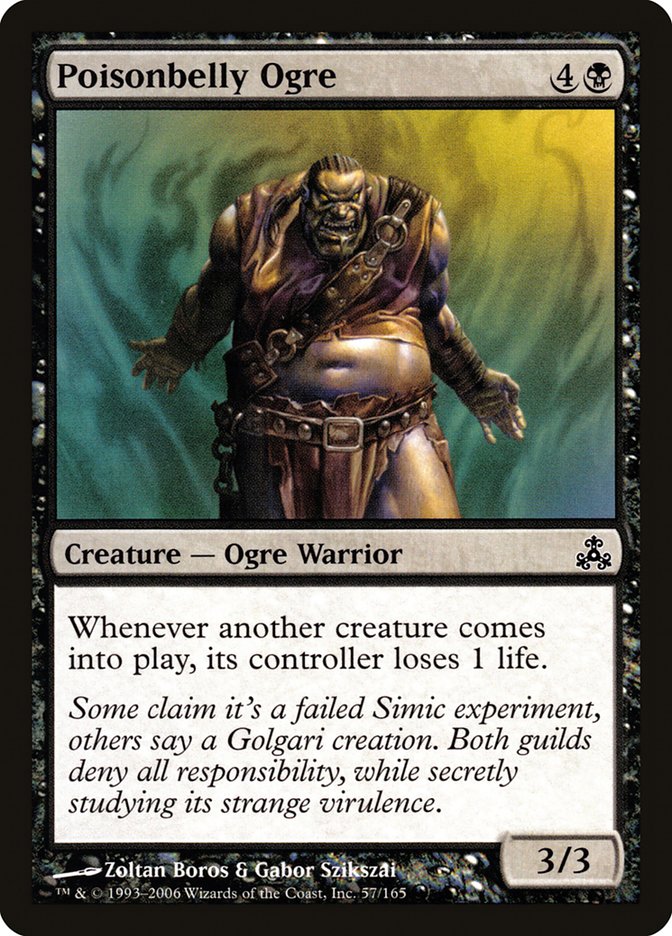 Poisonbelly Ogre 57/165 (Guildpact) 