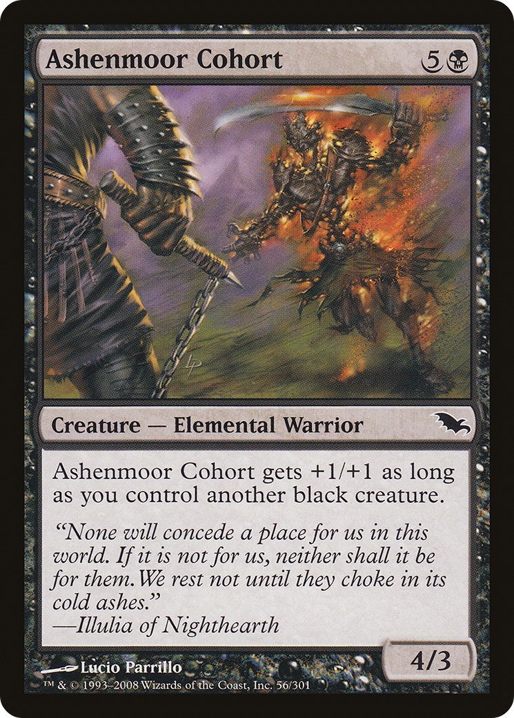 Ashenmoor Cohort [Shadowmoor] Foil