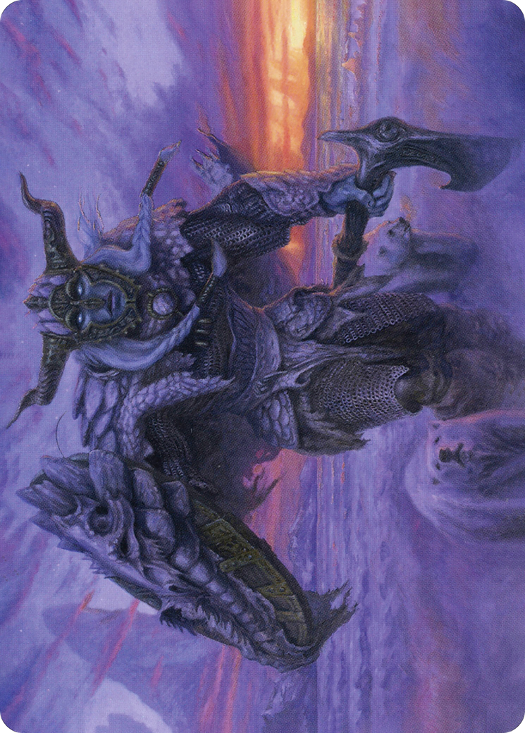 Rimeshield Frost Giant // Frost Giant (AAFR-005) - Adventures in the Forgotten Realms Art Series (Borderless) Foil