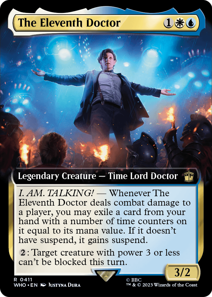 The Eleventh Doctor (Extended Art) [Doctor Who] Foil