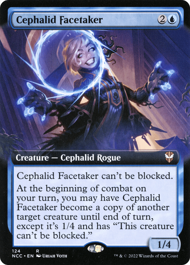 Cephalid Facetaker (Extended Art) [Streets of New Capenna Commander]