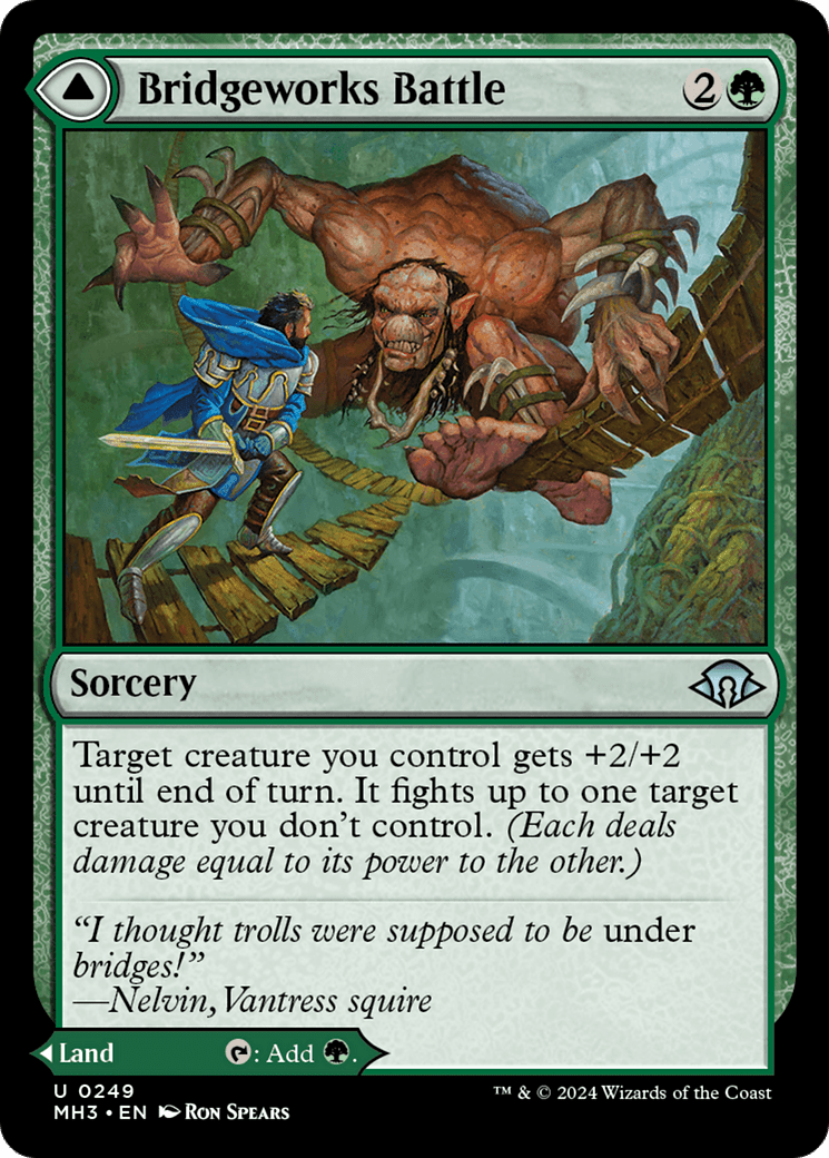 Bridgeworks Battle // Tanglespan Bridgeworks [Modern Horizons 3] Foil