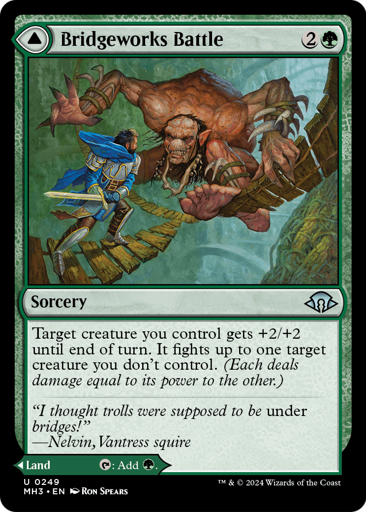 Bridgeworks Battle // Tanglespan Bridgeworks [Modern Horizons 3] Foil