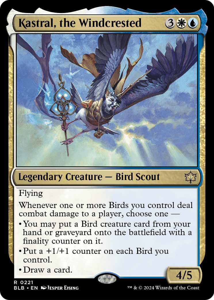 Kastral, the Windcrested [Bloomburrow] Foil
