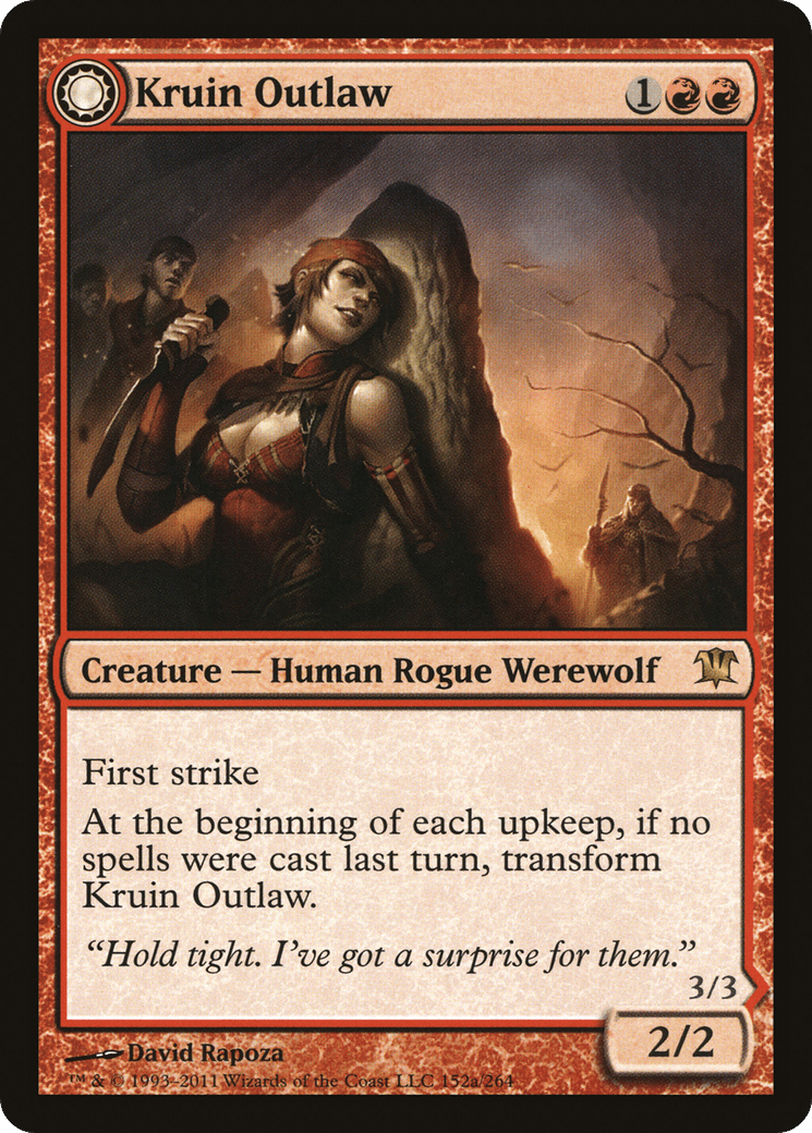 Kruin Outlaw // Terror of Kruin Pass [Innistrad] Foil