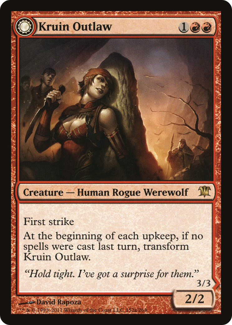 Kruin Outlaw // Terror of Kruin Pass [Innistrad] Foil
