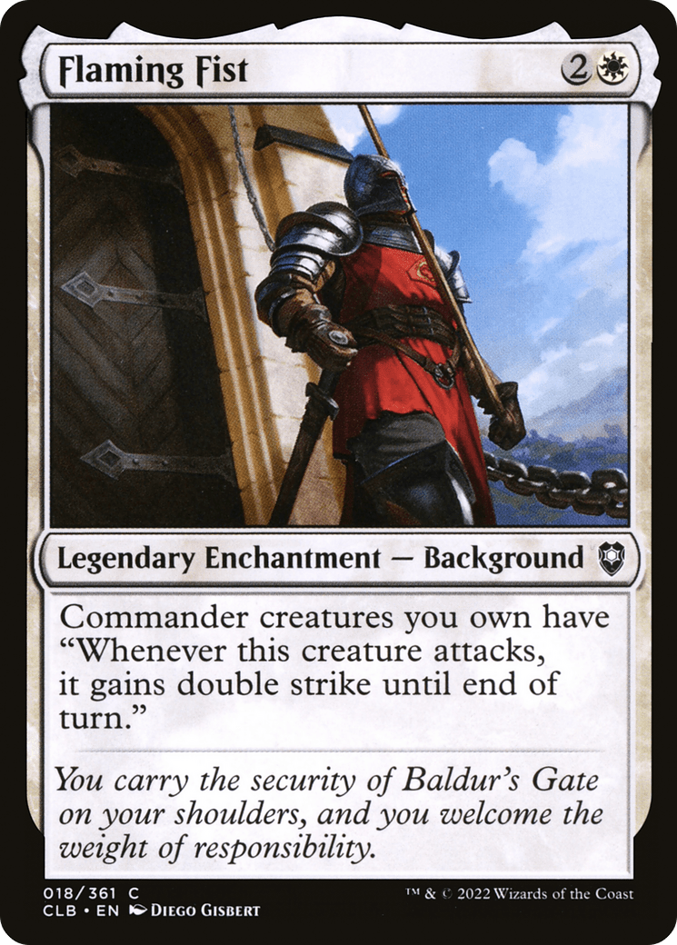 Flaming Fist [Commander Legends: Battle for Baldur's Gate] Foil