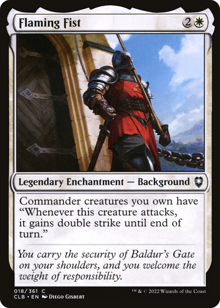 Flaming Fist [Commander Legends: Battle for Baldur's Gate] Foil