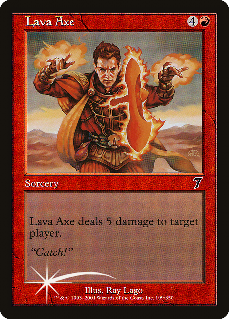 Lava Axe [Seventh Edition] Foil