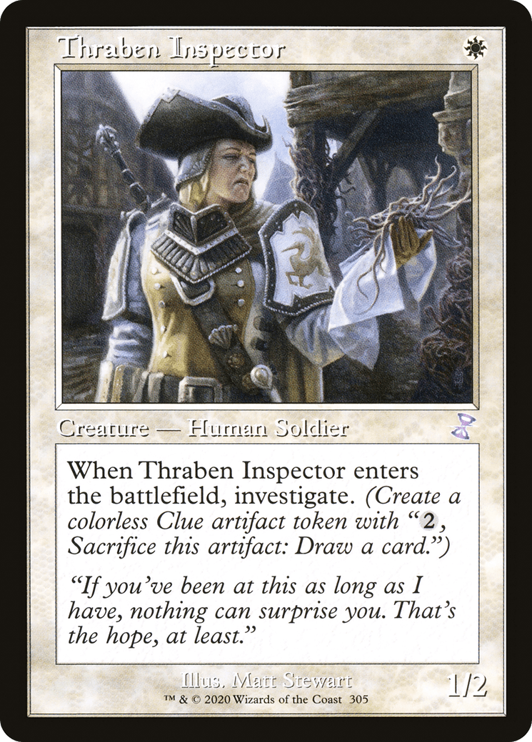 Thraben Inspector (Timeshifted) [Time Spiral Remastered] Foil