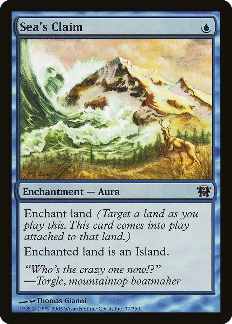 Sea's Claim [Ninth Edition] Foil