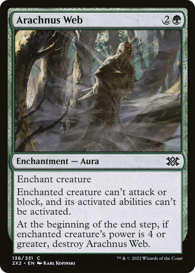 Arachnus Web [Double Masters 2022] Foil