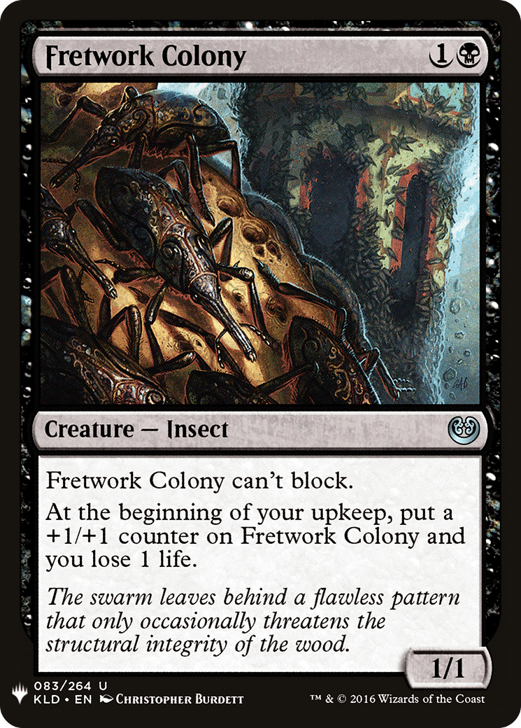 Fretwork Colony |  (KLD-83) [The List]
