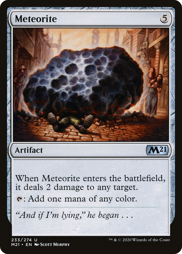 Meteorite [Core Set 2021] Foil