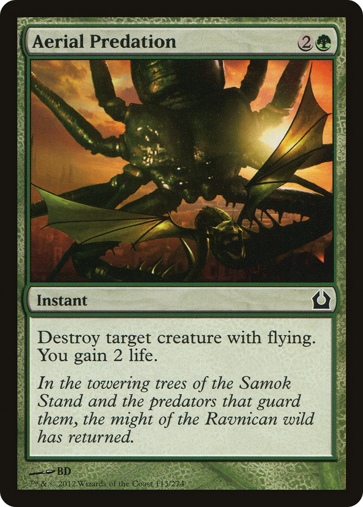 Aerial Predation [Return to Ravnica] Foil