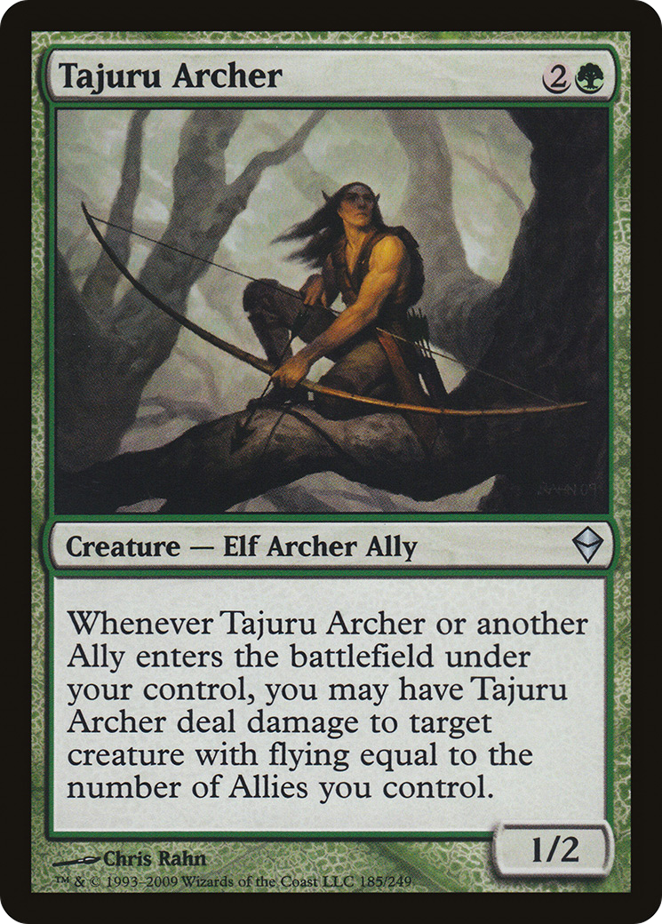 Tajuru Archer [Zendikar] Foil